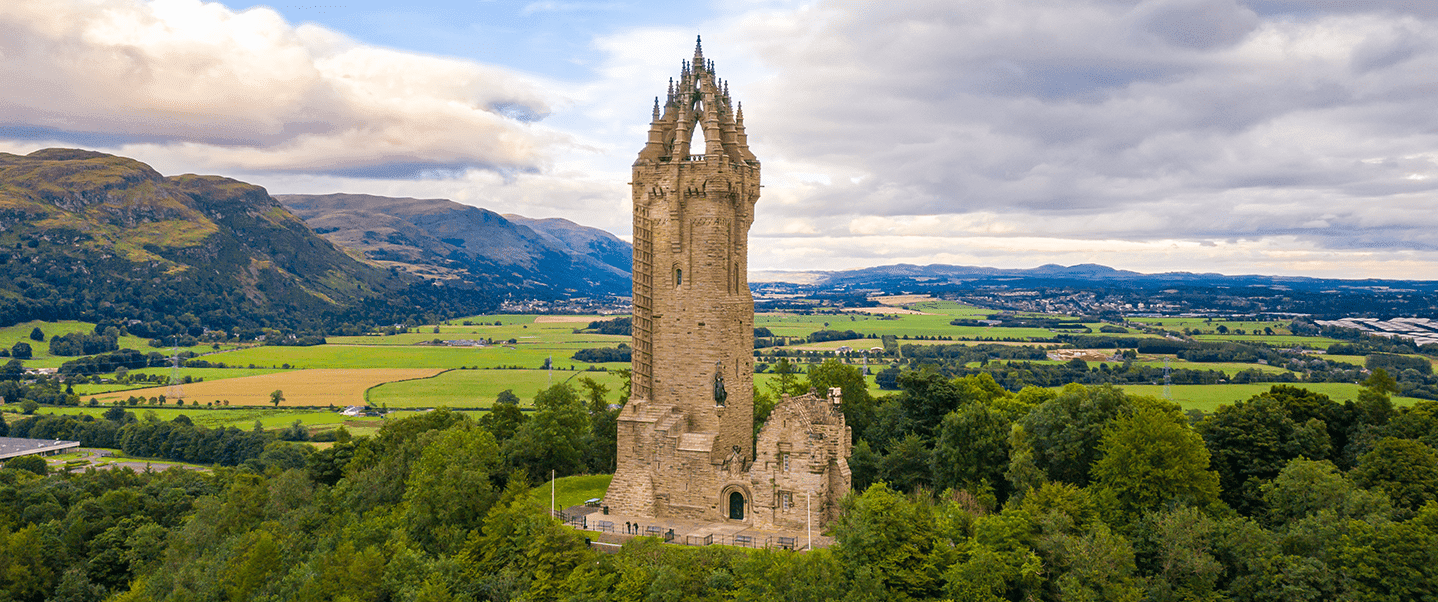 Exterior view of a luxury group house in Stirling, Scotland – large holiday accommodation for hen parties, birthdays and celebrations