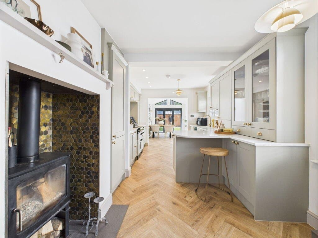 Highfield House — kitchen and dining area, Worthing