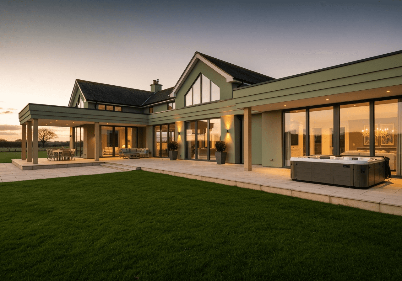 Large group holiday house in the UK countryside
