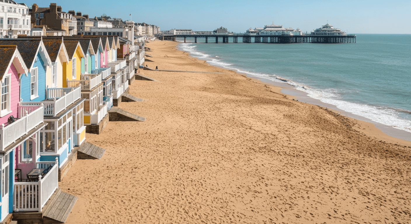 Brighton seafront, a popular stag weekend destination