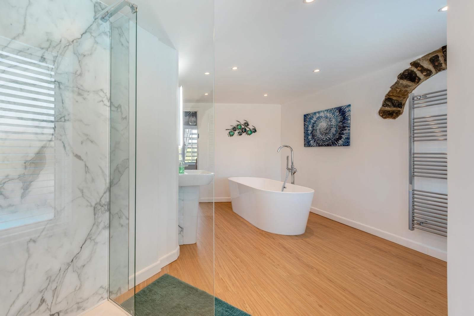 Trebrowen — Immaculate main bathroom 1