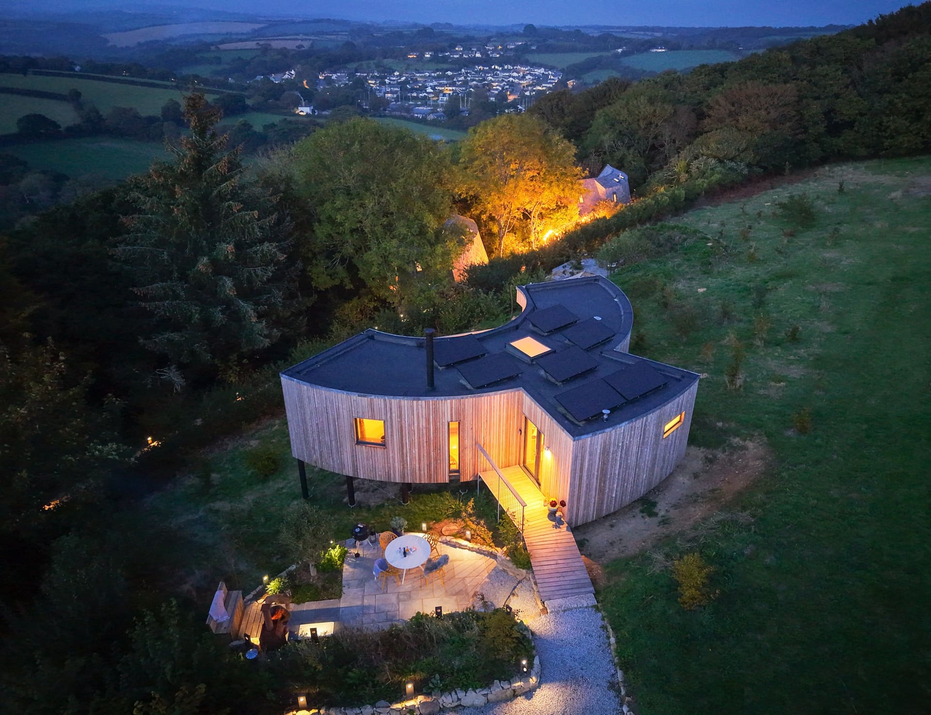 Kosel Treehouses — group accommodation in Gweek